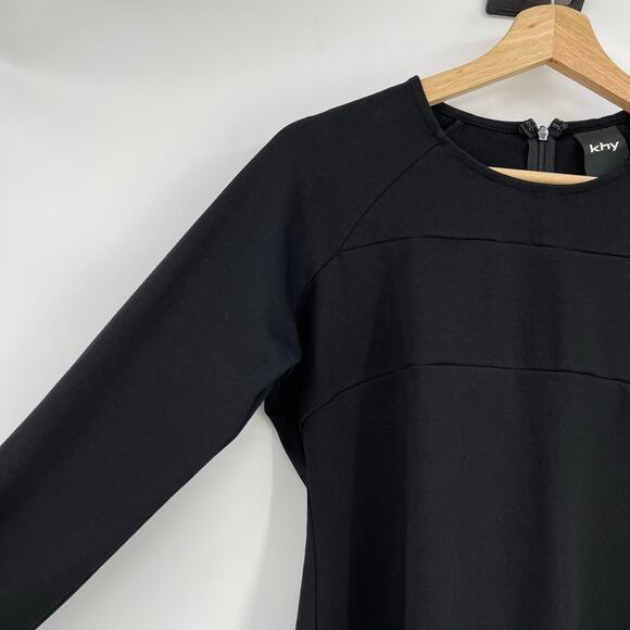 Khy x Entire Studios | Long Sleeve Bodysuit Black w/ Zip Pocket Kylie Jenner L - Picture 6 of 13